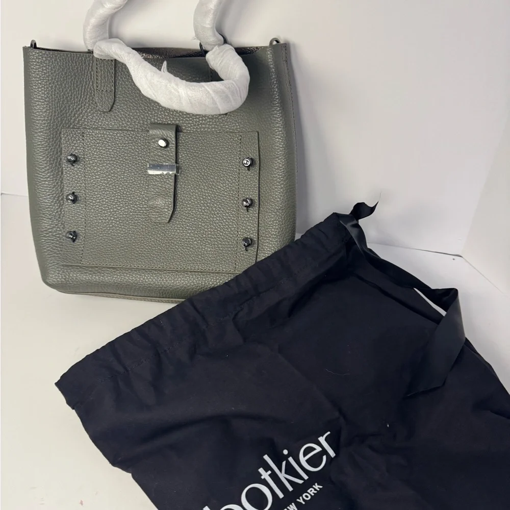 BOTKIER NEW YORK Warren Bite Size Leather Tote NWT